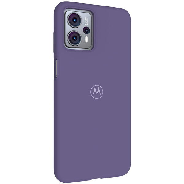 Husa protectie spate Motorola Soft Protective Case pentru Moto G23 Violet Daybreak