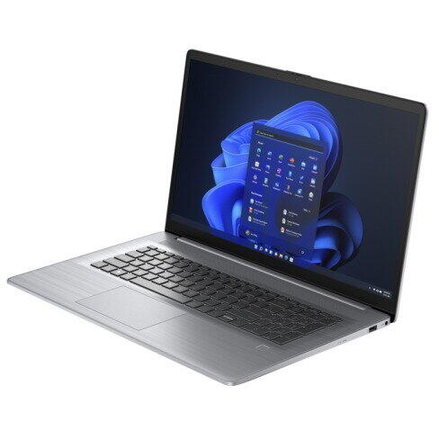 Laptop HP 470 G10, Intel Core i7-1355U, 17.3 inch FHD, 16GB RAM, 512GB SSD, Free DOS, Argintiu