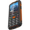 Telefon mobil EVOLVEO StrongPhone Z6, Dual SIM, 2G, IP68, Negru-Portocaliu