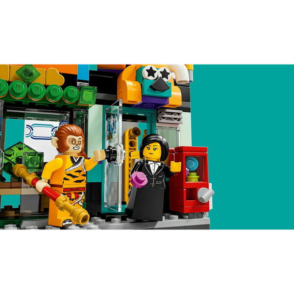 LEGO® Monkie Kid - Orasul Megapolis la a 5-a aniversare, 80054, 2330 piese