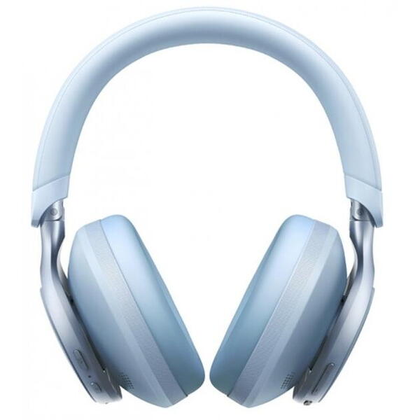 Casti wireless Over-Ear Anker Soundcore Space One, Adaptive Active Noise Cancelling, LDAC Hi-Res, Bluetooth 5.3 Albastru Deschis