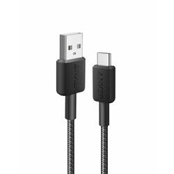 Cablu Anker 322 USB-C la USB-A 0.9 metri, Negru