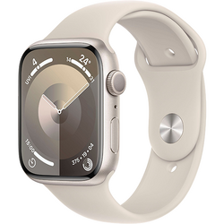 Watch Apple Watch Series 9 GPS 45mm Starlight Aluminium Case with Sport Band M/L - Starlight EU