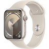 Apple Watch 9, GPS, Carcasa Starlight Aluminium 41mm, Starlight Sport Band - S/M