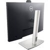 Monitor Dell P2424HEB Videoconferinta, 23.8 inch FHD, IPS, 5ms, 60Hz, Webcam, Negru