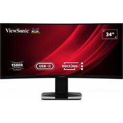 Monitor Gaming Viewsonic VG3419C, 34 inch WQHD, Ecran Curbat, Boxe, 120 Hz, 0.4 ms, Negru