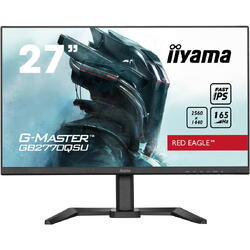 Monitor gaming LED IPS iiyama G-Master GB2770QSU-B5, 27", WQHD, HDMI, Display Port, 165Hz, FreeSync Premium, Red Eagle, Vesa, Negru