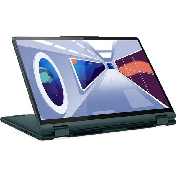 Laptop 2 in 1 Lenovo Yoga 6 13ABR8, AMD Ryzen 7 7730U, 13.3 inch WUXGA Touch, 16GB RAM, 512GB SSD, Windows 11 Home, Albastru