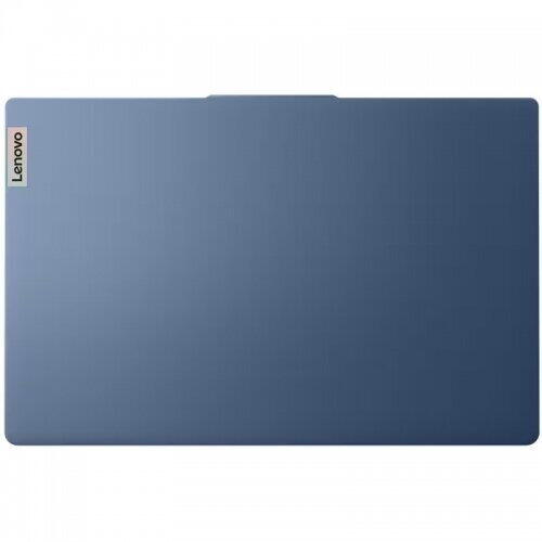 Laptop Lenovo IdeaPad Slim 3 15IAH8, Intel Core i5-12450H, 15.6 inch FHD, 16GB RAM, 512GB SSD, Free DOS, Albastru
