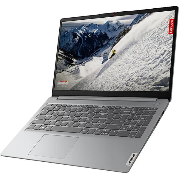 Laptop Lenovo IdeaPad 1 15ALC7, AMD Ryzen 7 5700U, 15.6 inch FHD, 8GB RAM, 512GB SSD, Free DOS, Gri