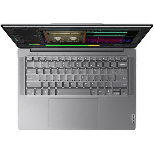 Laptop Lenovo Yoga Pro 7 14IMH9, 14.5 inch 3K Touch, Intel Core Ultra 7 155H, 32GB RAM, 1TB SSD, No OS, Gri
