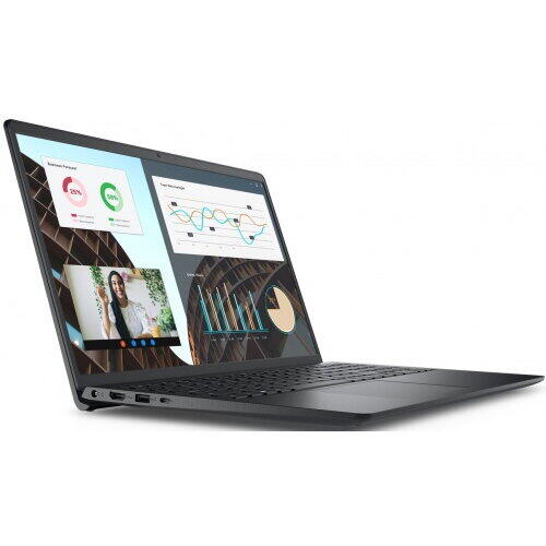 Laptop Dell Vostro 3520, Intel Core i3-1215U, 15.6 inch FHD, 8GB RAM, 512GB SSD, Linux, Negru