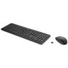 Kit HP 235 - Tastatura Wireless, USB, Black + Mouse Optic, USB Wireless, Negru