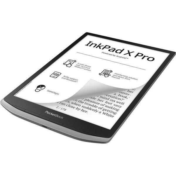 E-book Reader PocketBook InkPad X Pro, Ecran E-Ink 10.3", 2GB RAM, 32GB Flash, Gri