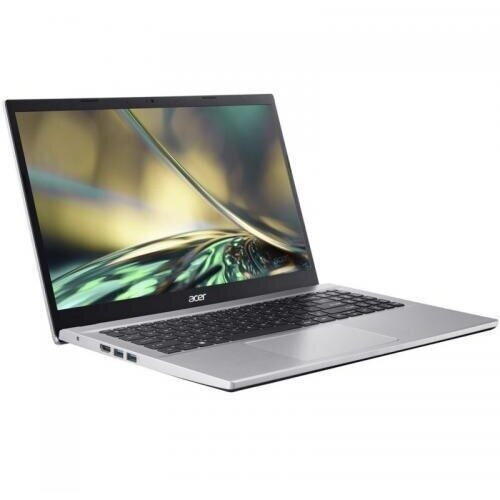Laptop Acer Aspire 3 A315-59, Intel Core i3-1215U, 15.6 inch FHD, 8GB RAM, 512GB SSD, Free DOS, Argintiu