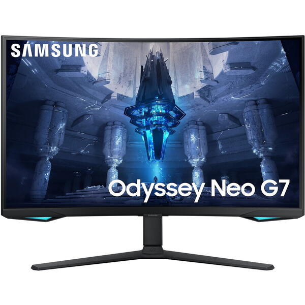 Monitor Gaming LED Curbat Samsung Odyssey Neo G7 LS32BG750NPXEN, 32", 3840x2160, 165 Hz, 1ms GTG, Negru