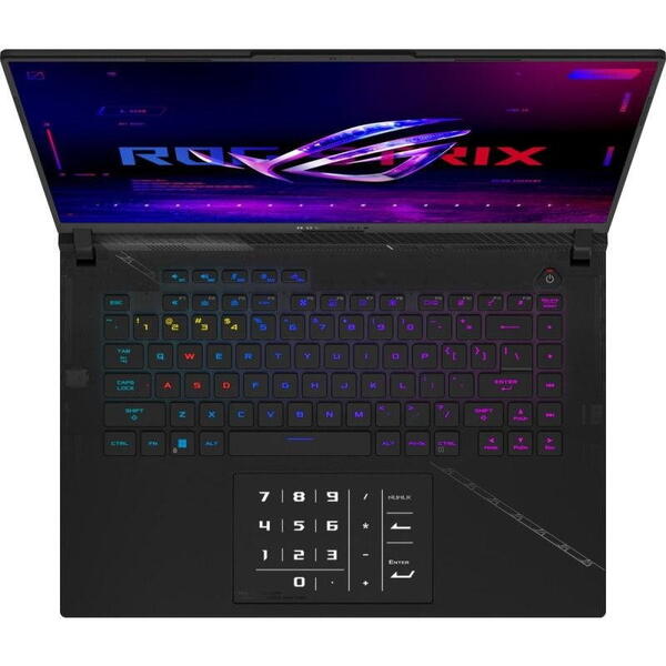 Laptop Gaming Asus ROG Strix SCAR G634JY, Intel Core i9-13980HX, 16 inch QHD+, 32GB RAM, 2TB SSD, nVidia RTX 4090 16GB, Windows 11 Pro, Negru