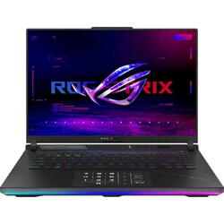 Laptop Gaming Asus ROG Strix SCAR G634JY, Intel Core i9-13980HX, 16 inch QHD+, 32GB RAM, 2TB SSD, nVidia RTX 4090 16GB, Windows 11 Pro, Negru
