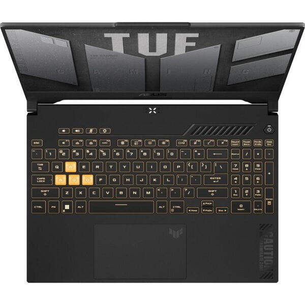 Laptop Gaming Asus TUF F15 FX507VU, Intel Core i7-13620H, 15.6 inch FHD, 16GB RAM, 1TB SSD, nVidia RTX 4050 6GB, Free DOS, Gri