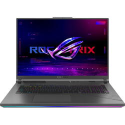 Laptop Gaming Asus ROG Strix G18 G814JVR, Intel Core i9-14900HX, 18 inch WQXGA, 32GB RAM, 1TB SSD, nVidia RTX 4060 8GB, Free DOS, Gri