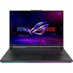 Laptop Gaming Asus ROG Strix SCAR 18 G834JZR-R6076, Intel Core i9-14900HX, 18 inch 2.5K, 64GB RAM, 1TB SSD, nVidia RTX 4080 12GB, Free DOS, Negru