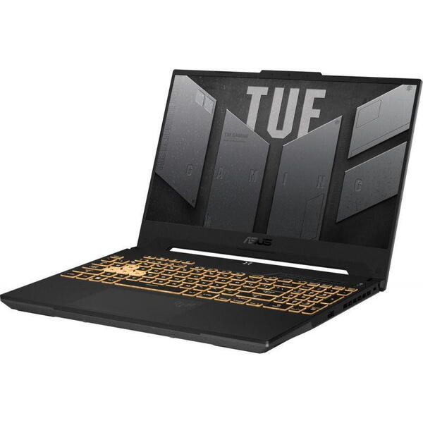 Laptop Gaming Asus TUF F15 FX507ZC4, Intel Core i5-12500H, 15.6 inch FHD, 16GB RAM, 1TB SSD, nVidia RTX 3050 4GB, Free DOS, Gri