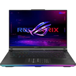 Laptop Gaming Asus ROG Strix SCAR 16 G634JZR, Intel Core i9-14900HX, 16 inch QHD+, 64GB RAM, 1TB SSD, nVidia RTX 4080 12GB, Free DOS, Negru