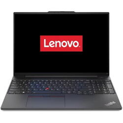 Laptop Lenovo ThinkPad E16, Intel Core i7-1355U, 16 inch WUXGA, 16GB RAM, 512GB SSD, Windows 11 Pro, Negru