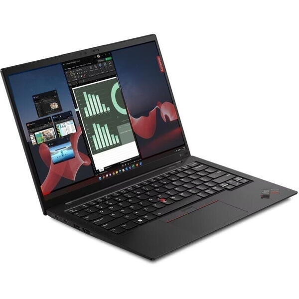 Laptop Lenovo ThinkPad X1 Carbon Gen. 11, Intel Core i5-1335U, 14 inch WUXGA, 16GB RAM, 512GB SSD, Windows 11 Pro, Negru