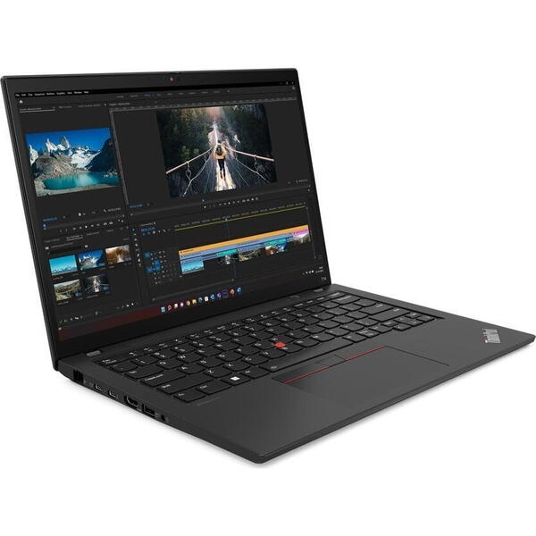 Laptop Lenovo ThinkPad T14 G4, Intel Core i5-1335U, 14 inch WUXGA, 16GB RAM, 512GB SSD, Windows 11 Pro, Negru