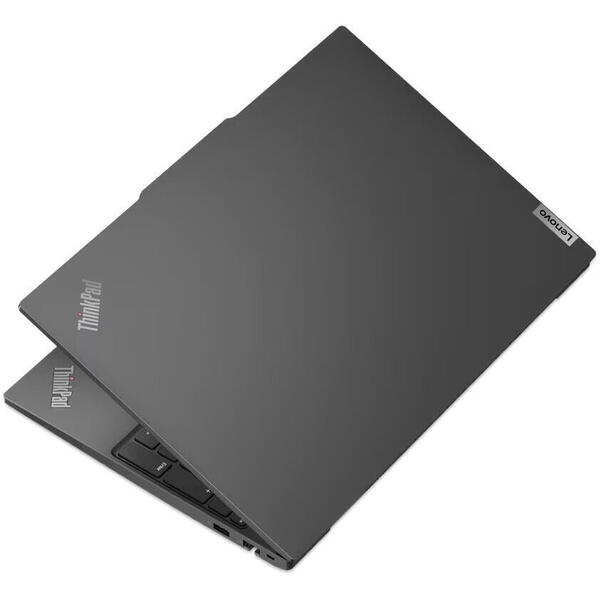 Laptop Lenovo ThinkPad E16 G1, AMD Ryzen 5 7530U, 16 inch WUXGA, 16GB RAM, 512GB SSD, Windows 11 Pro, Negru