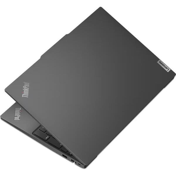 Laptop Lenovo ThinkPad E16 G1, Intel Core i3-1315U, 16 inch WUXGA, 8GB RAM, 512GB SSD, Windows 11 Pro, Negru