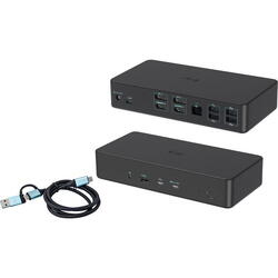 Statie de andocare, I-TEC, USB 3.0 USB-C Thunderbolt 3 Professional Dual Display 4K Generatia 2 + Putere de livrare 100W