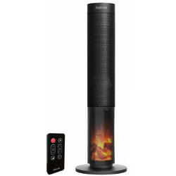 Ventilator cu coloană de aer cald Salente HotTower,  negru
