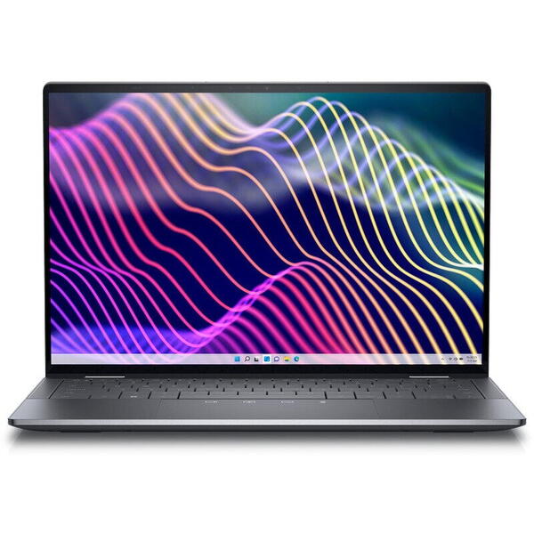 Laptop 2 in 1 Dell Latitude 9440, Intel Core i7-1365U, 14 inch QHD+ Touch, 16GB RAM, 512GB SSD, Windows 11 Pro, Gri