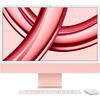 Sistem Desktop PC iMac 24" (2023) cu procesor Apple M3, 8 nuclee CPU si 10 nuclee GPU, 24", Retina 4.5K, 8GB, 256GB SSD, Rosu
