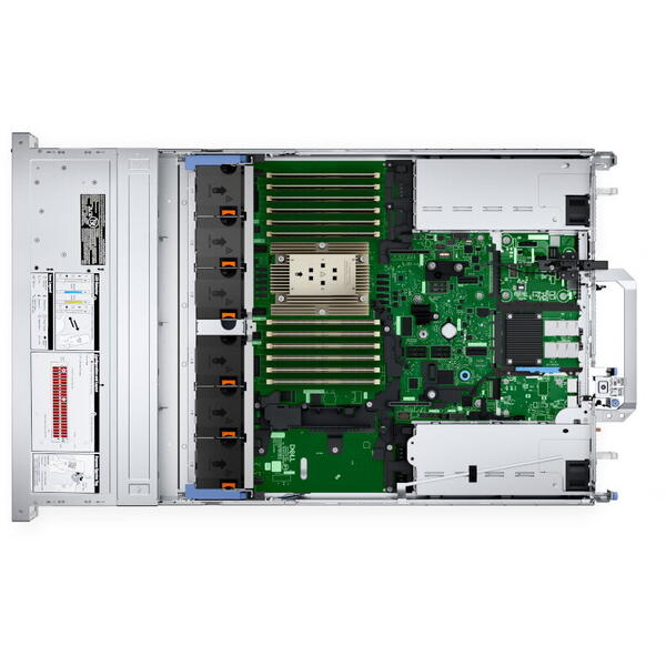 Server DELL PowerEdge R7615 2U, Procesor AMD EPYC™ 9124 3.0GHz, 32GB RDIMM RAM, 1x 480GB SATA SSD, PERC H355