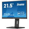 Monitor IPS LED iiyama PROLITE 21.5" XUB2293HS-B5, Full HD (1920 x 1080), HDMI, DisplayPort, AMD FreeSync, Pivot, Negru