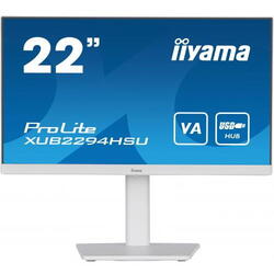 Monitor LED Iiyama XUB2294HSU-W2, 21.5inch, 1920x1080, 1ms, Alb