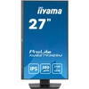 Monitor IPS LED Iiyama 27" XUB2793QSU-B6, QHD (2560 x 1440), HDMI, DisplayPort, Boxe, Pivot, 100 Hz, 1 ms, Negru