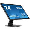 Monitor IPS LED iiyama ProLite 23.8" T2452MSC-B1, Full HD(1920 x 1080), HDMI, DisplayPort, Boxe, Touchscreen, Negru
