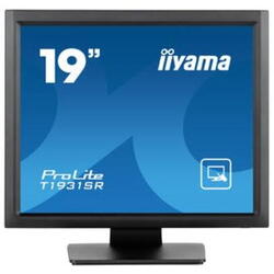 Monitor IPS LED iiyama ProLite 19" T1931SR-B1S, 1280 x 1024, VGA, HDMI, DisplayPort, Boxe, Touchscreen, Negru