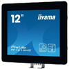 Monitor IPS LED iiyama ProLite 12.1" TF1215MC-B1, XGA (1024 x 768), VGA, HDMI, DisplayPort, IP65, Touchscreen, Negru
