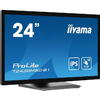 Monitor IPS LED Iiyama 23.8" T2438MSC-B1, Full HD (1920 x 1080), HDMI, DisplayPort, Boxe, Touchscreen, Negru