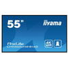 Display Profesional VA LED iiyama ProLite 54.6" LH5560UHS-B1AG, Ultra HD (3840 x 2160), HDMI, Boxe, Negru