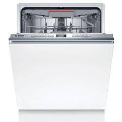Masina de spalat vase incorporabila Bosch SMV4HVX02E, 14 seturi, 6 programe, Clasa D, Home Connect, 60 cm, Alb