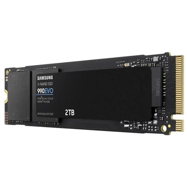 SSD Samsung 990 EVO, M.2 2280, 2TB, PCIe 4.0 x4 / 5.0 x2 NVMe 2.0
