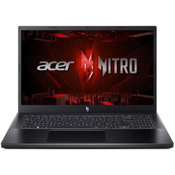 Laptop Gaming Acer Nitro V 15 ANV15-51, Intel Core i7-13620H, 15.6 inch FHD, 16GB RAM, 512GB SSD, nVidia RTX 4050 6GB, Free DOS, Negru