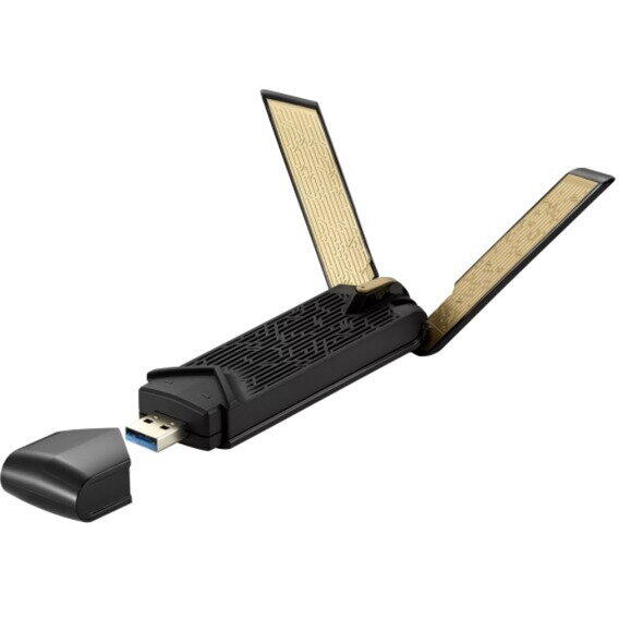 Adaptor wireless ASUS USB-AX56 Dual Band, WiFi 6, Negru