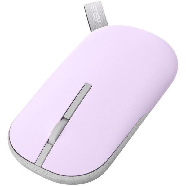 Mouse silent ASUS MD100, wireless, Lila